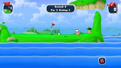 Sind wir nah am Loch, so zoomt der Ausschnitt näher dran.