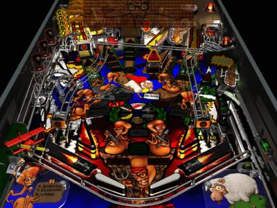 Im Display gibt es schön animierte Würmer.