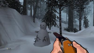 Wir würden doch nicht einfach einen Schneemann abschießen oder würden wir das etwa doch?