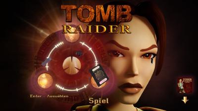 Startbildschirm von Tomb Raider