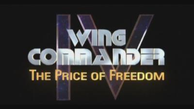 Startbildschirm von Wing Commander 4