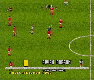 Wenn wir den Gegner nicht erwischen, dann gibt uns der Weise Schiedsrichter auch eine Karte.