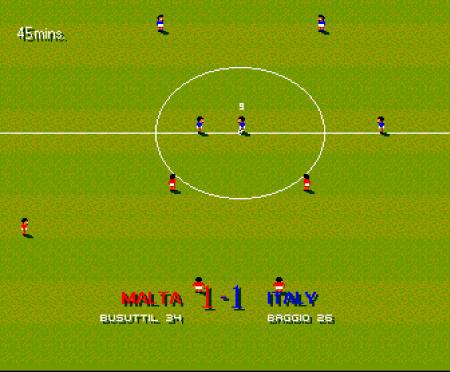 Szene aus Sensible Soccer