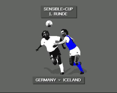 Die Ankündigung vor jedem Spiel.