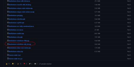 Die Download-Seite des Mods deviltionX.