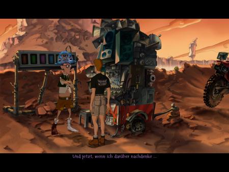 Eine Stadt mit schon teilweise ausgebautem öffentlichem Nahverkehr.